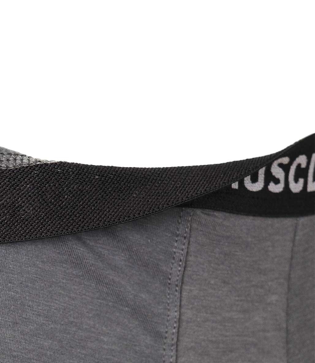 MuscleCloth Modal-X Boxer 3'Lü Paket Gri