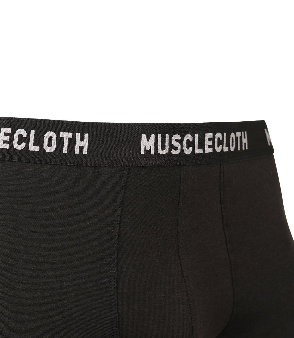 MuscleCloth Modal-X Boxer 3'Lü Paket Siyah