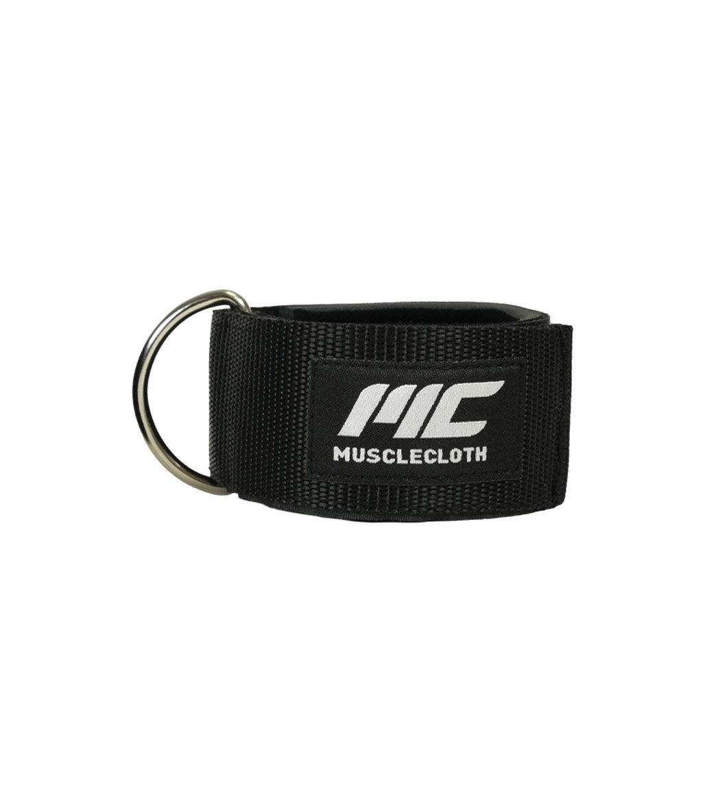 MuscleCloth Padded Ankle Cuff Tekli Paket Siyah
