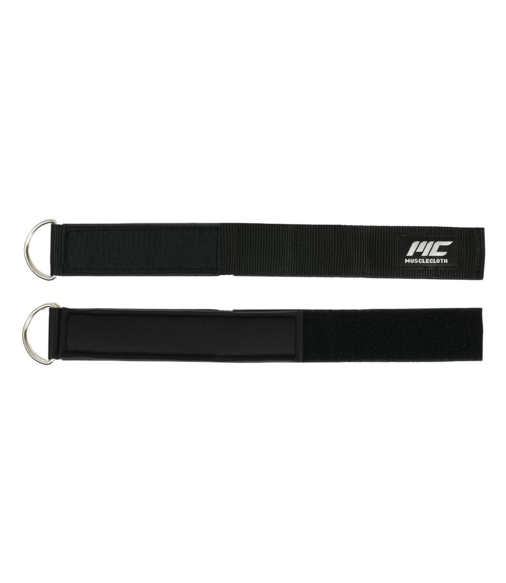 MuscleCloth Padded Ankle Cuff Tekli Paket Siyah