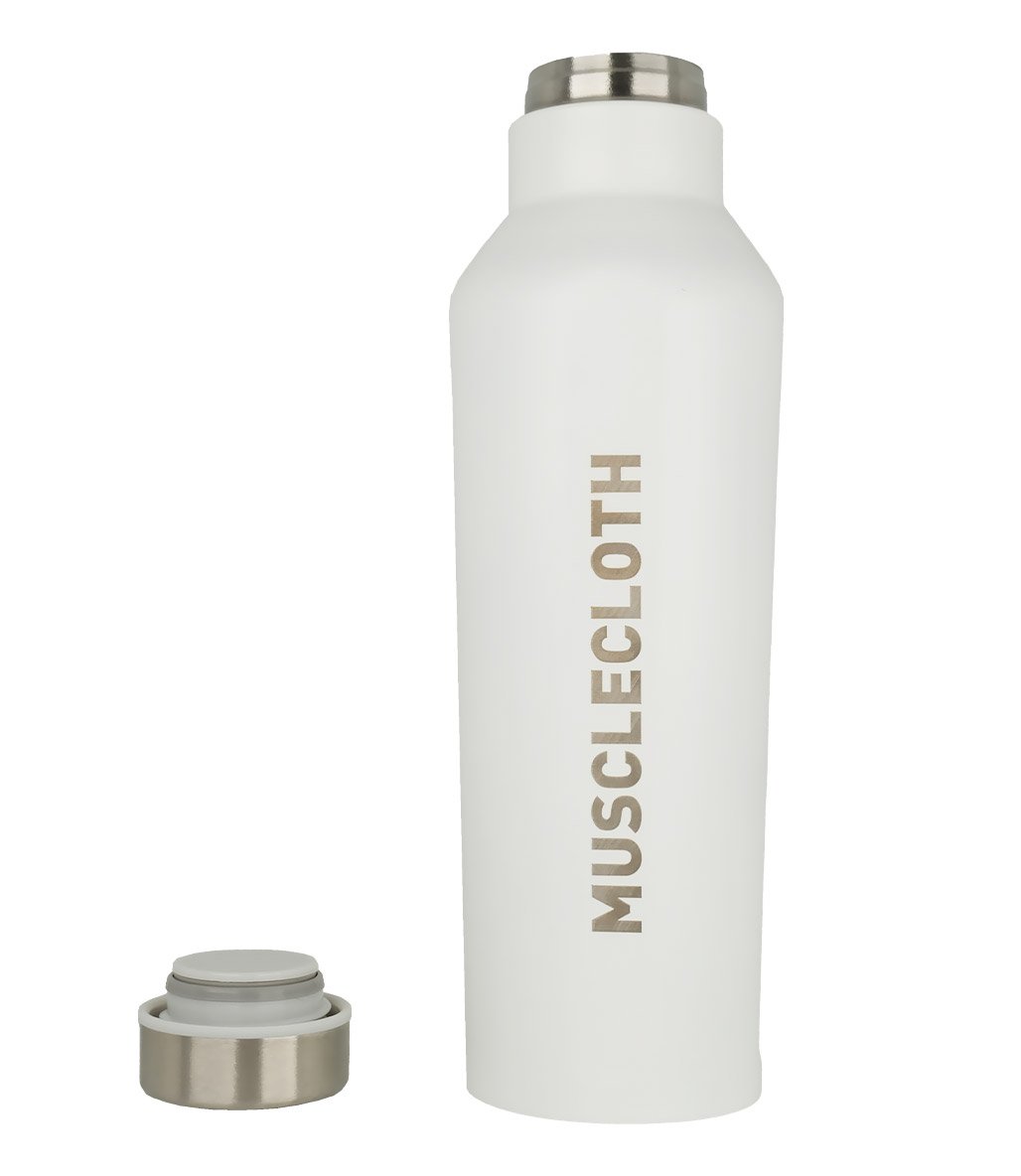 MuscleCloth Paslanmaz Çelik Termos 500 ml Beyaz