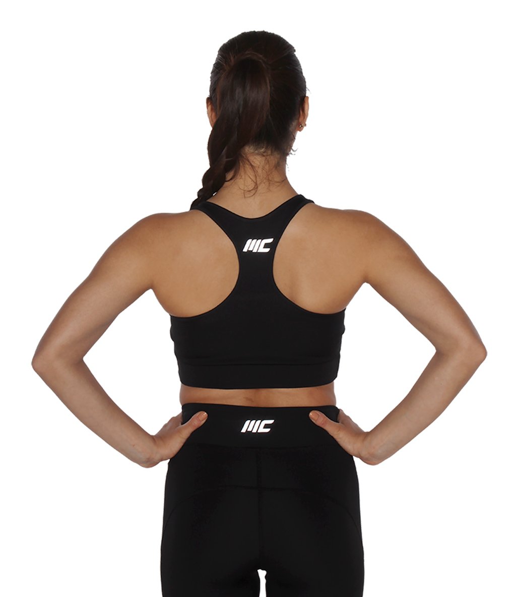 MuscleCloth Performance Sporcu Sütyeni Siyah