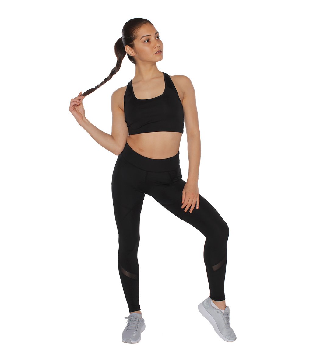 MuscleCloth Performance Sporcu Sütyeni Siyah