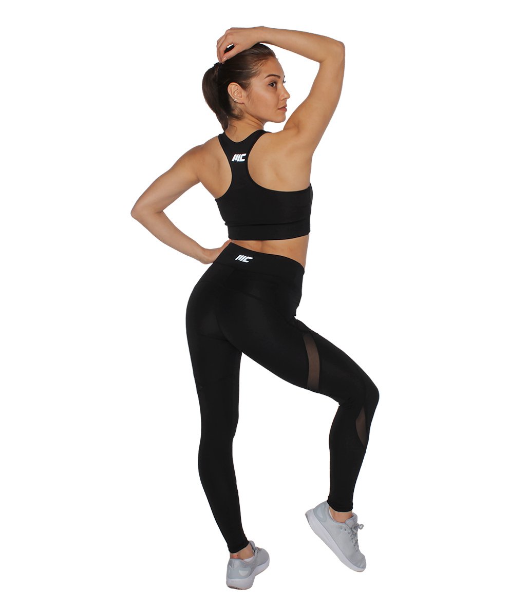 MuscleCloth Performance Sporcu Sütyeni Siyah