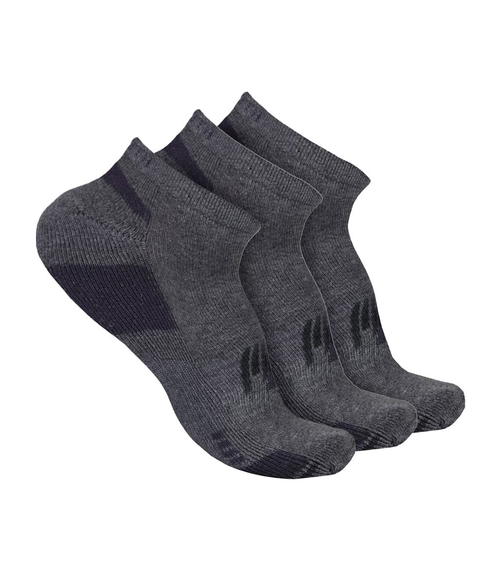 MuscleCloth Stay Fresh Çorap 3'Lü Paket Gri