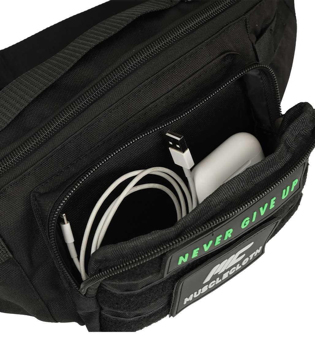 MuscleCloth Tactical Cross Bag Omuz Çantası Siyah