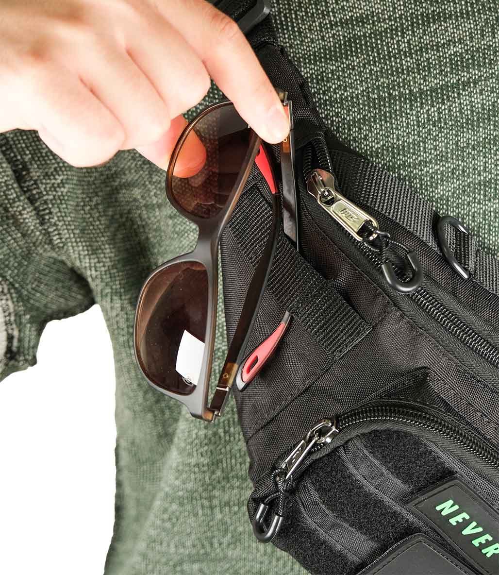 MuscleCloth Tactical Cross Bag Omuz Çantası Siyah
