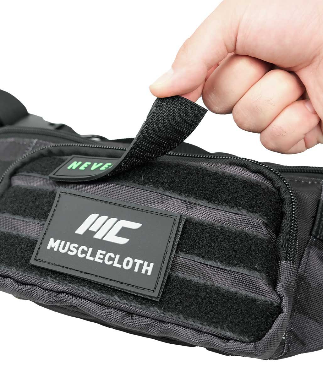 MuscleCloth Tactical Cross Bag Omuz Çantası Siyah Kamuflaj