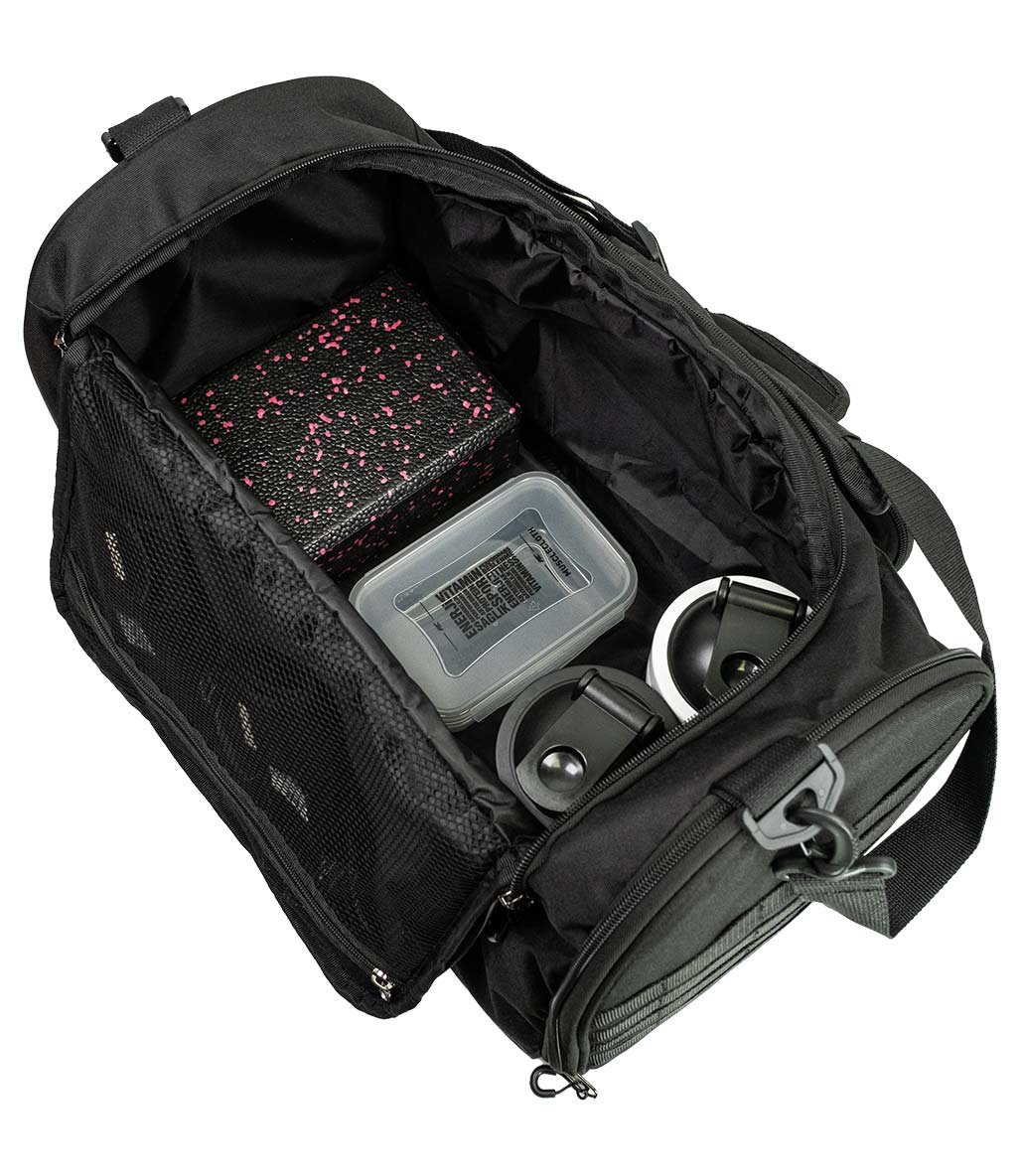 MuscleCloth Tactical Duffel Bag Silindir Çanta Siyah