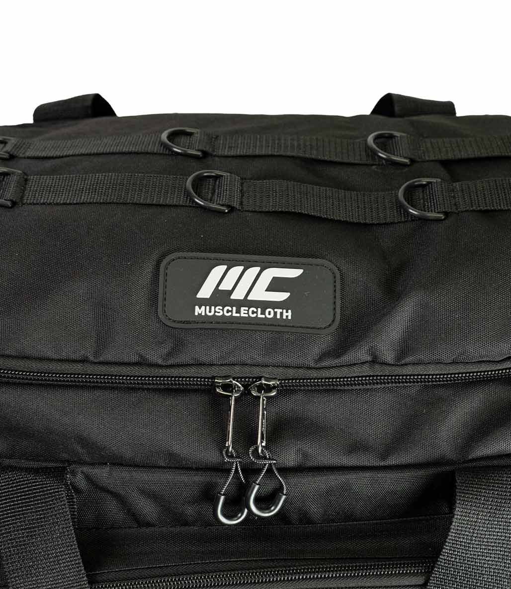 MuscleCloth Tactical Duffel Bag Silindir Çanta Siyah