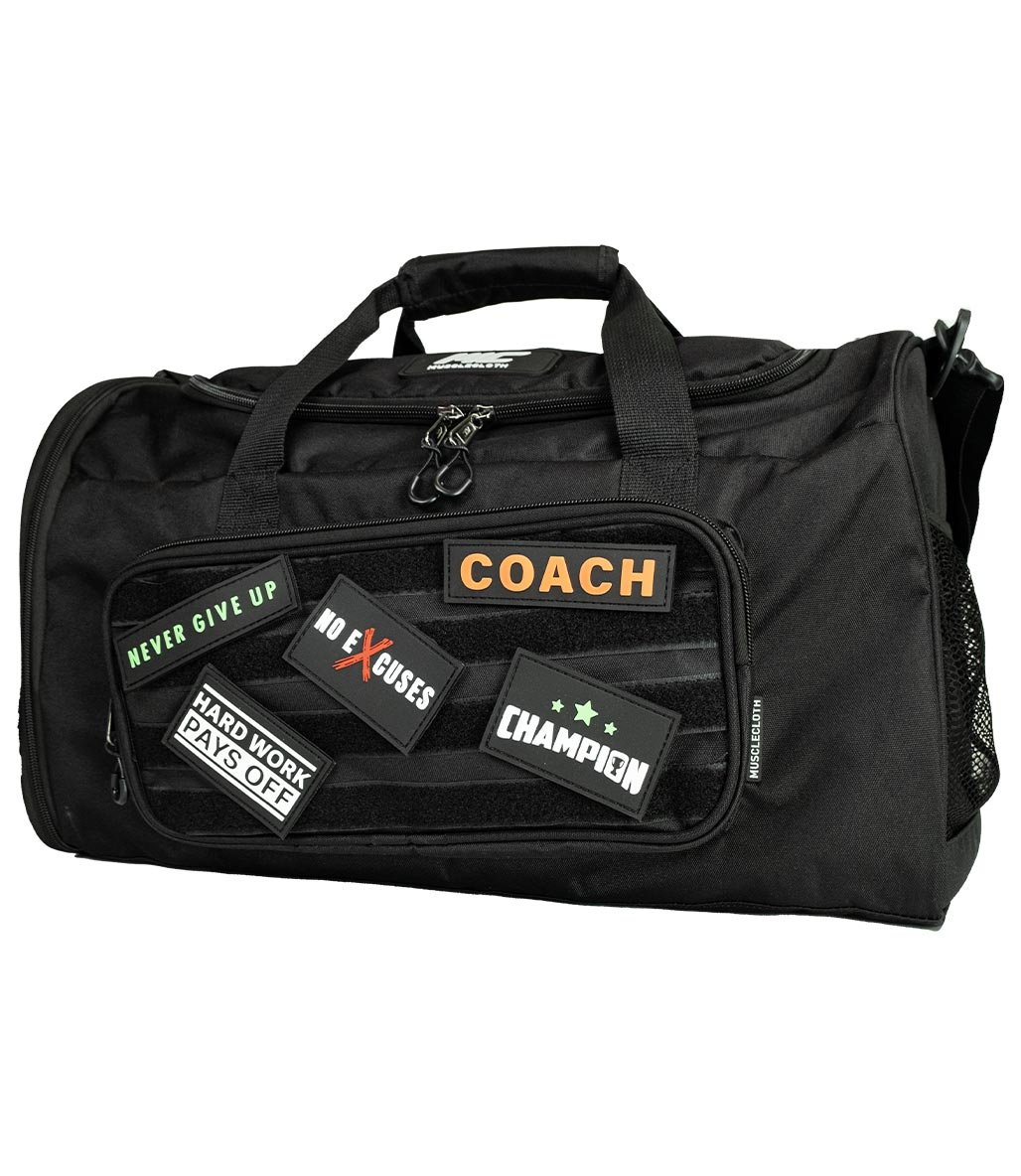 MuscleCloth Tactical Duffel Bag Silindir Çanta Siyah