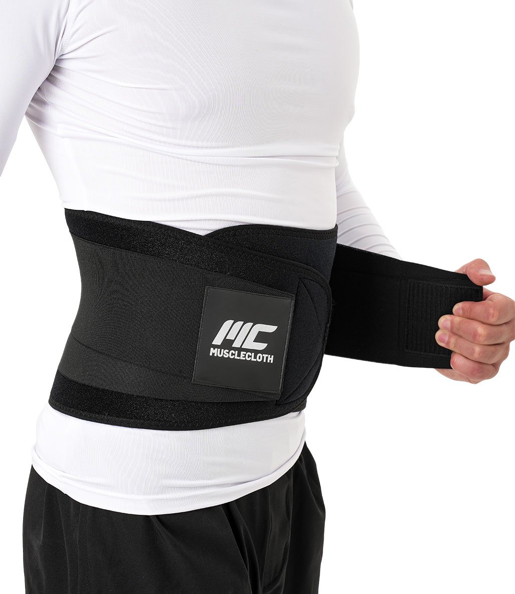 MuscleCloth Termal Korseli Ağırlık Kemeri Siyah