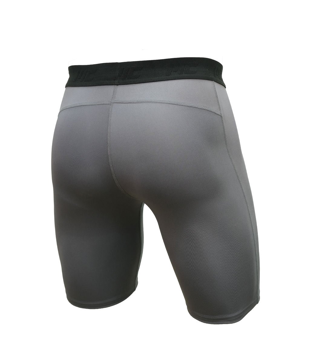 MuscleCloth Training Erkek Şort Tayt Füme