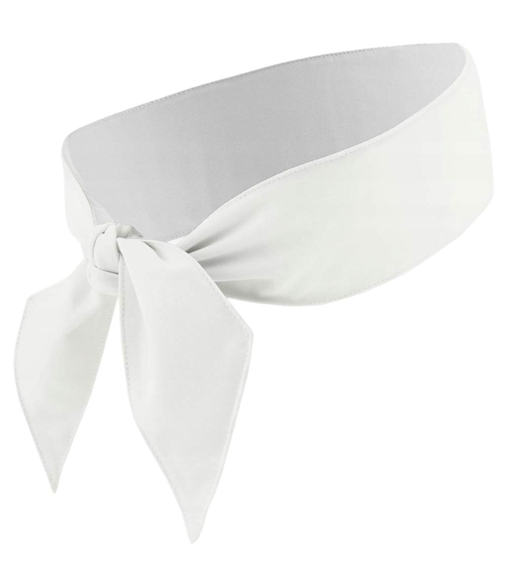 Nike Dri-Fit Head Tie 4.0 Saç Bandı Beyaz Siyah