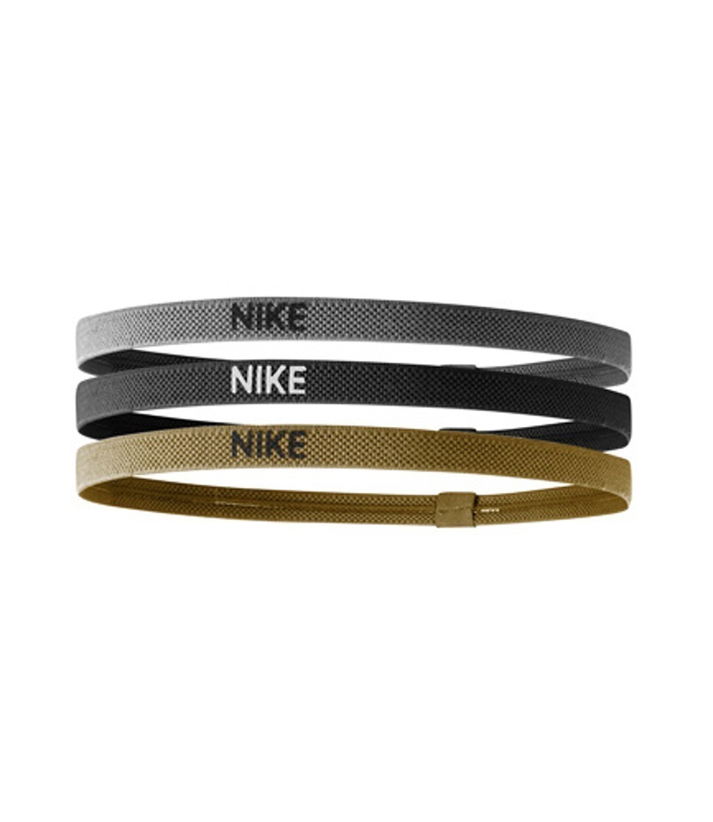 Nike Elastic Hairbands Silver 3'lü Saç Bandı Gri