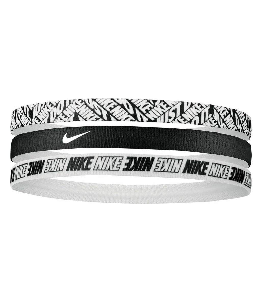 Nike Printed Headbands 3'lü Saç Bandı Siyah