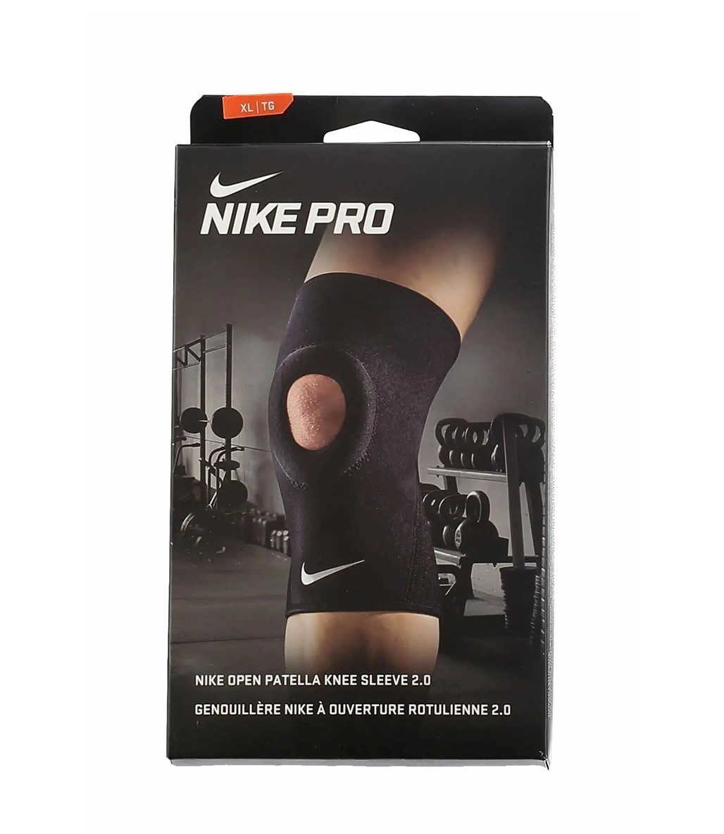 Nike Pro Open Patella Knee Sleeve 2.0 Dizlik Siyah