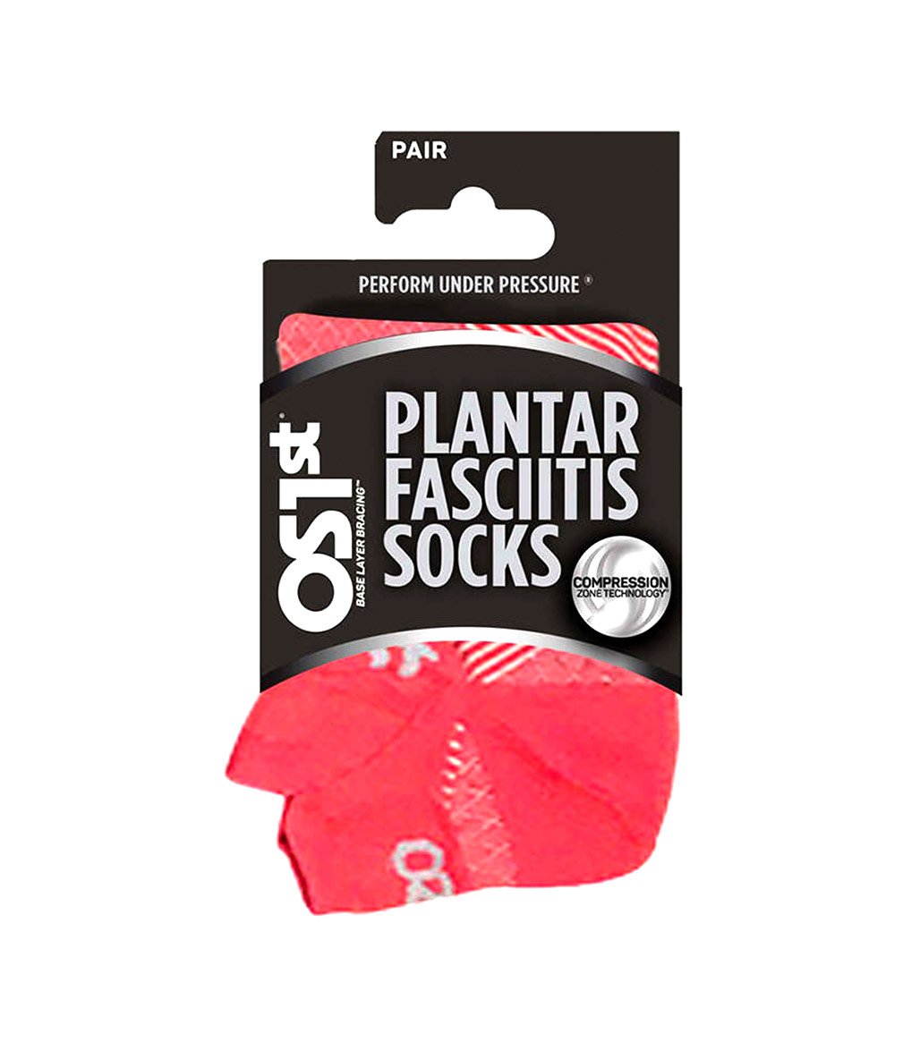 OS1st FS4 Plantar Fasciitis Performans Çorabı Kırmızı