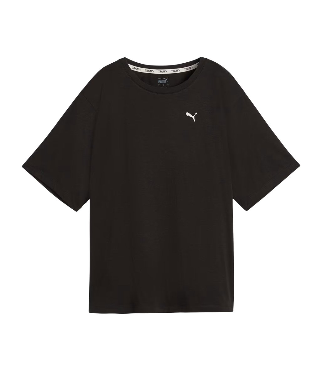 Puma Animal Remix Boyfriend Kadın Kısa Kollu T-Shirt Siyah