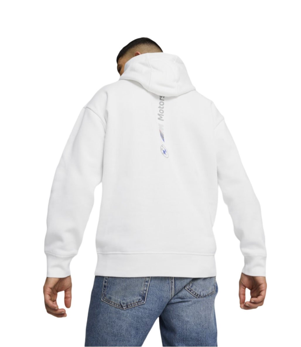 Puma Bmw Mms Ess+ Kapüşonlu Sweatshirt Beyaz