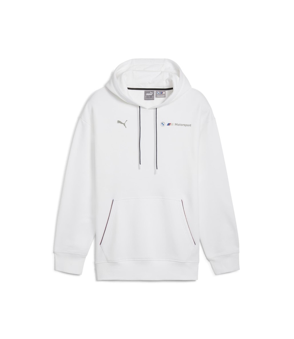 Puma Bmw Mms Ess+ Kapüşonlu Sweatshirt Beyaz