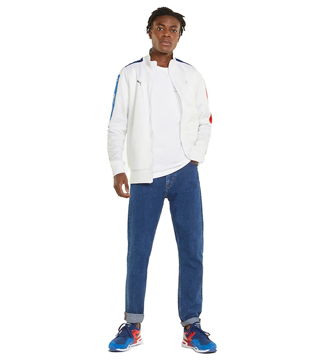 Puma Bmw Mms T7 Track Jacket Beyaz