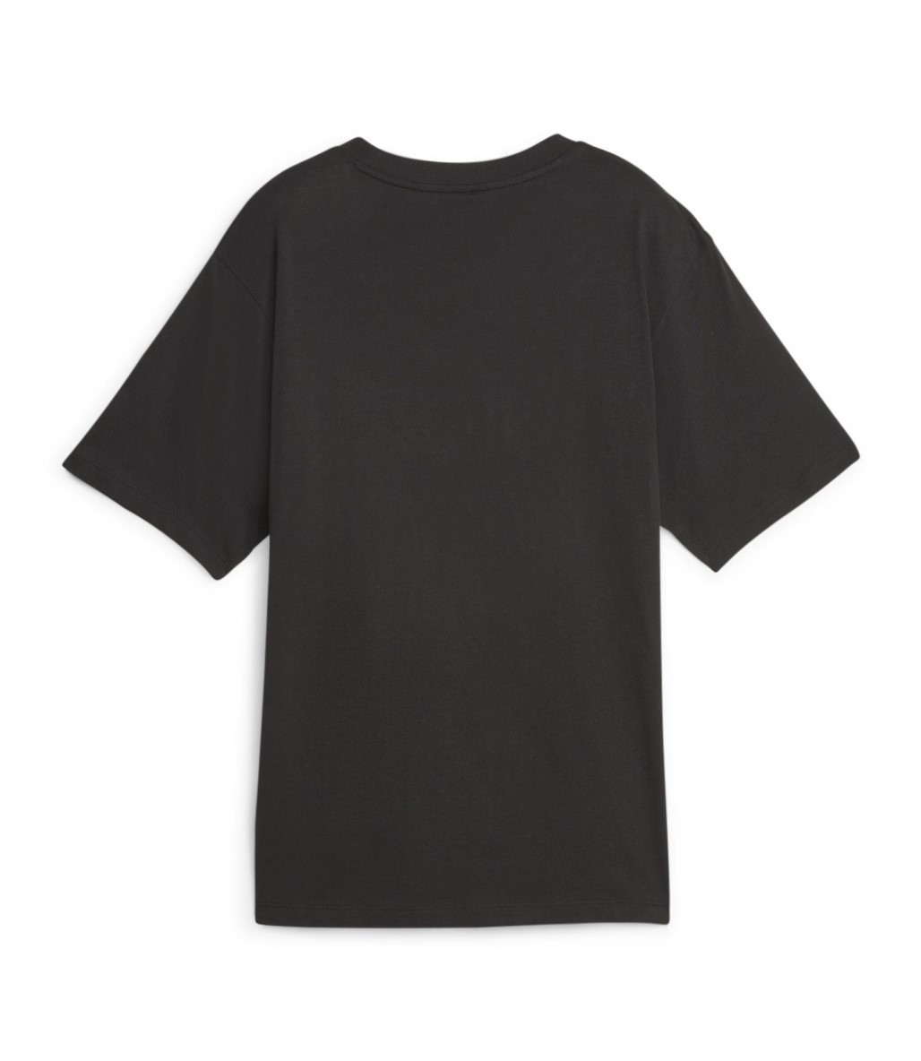 Puma ESS+ Marbleized Relaxed Kadın Kısa Kollu T-Shirt Siyah