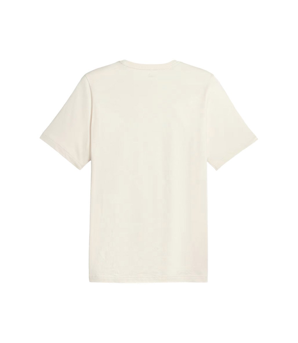 Puma Essentials+ 2 Colour Logo Kısa Kollu T-Shirt Bej