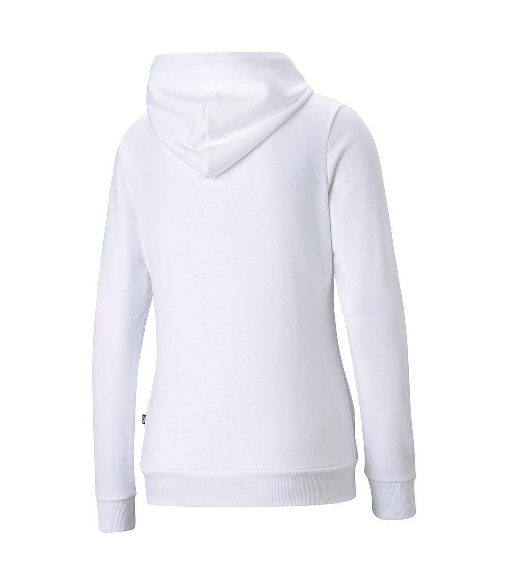 Puma Essentials Logo Kadın Kapüşonlu Sweatshirt Beyaz