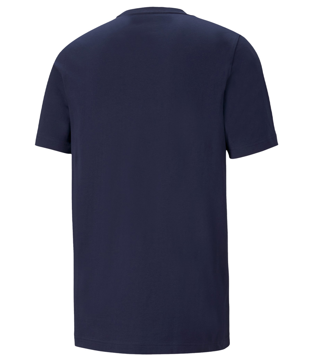 Puma Essentials Logo Kısa Kollu T-Shirt Lacivert