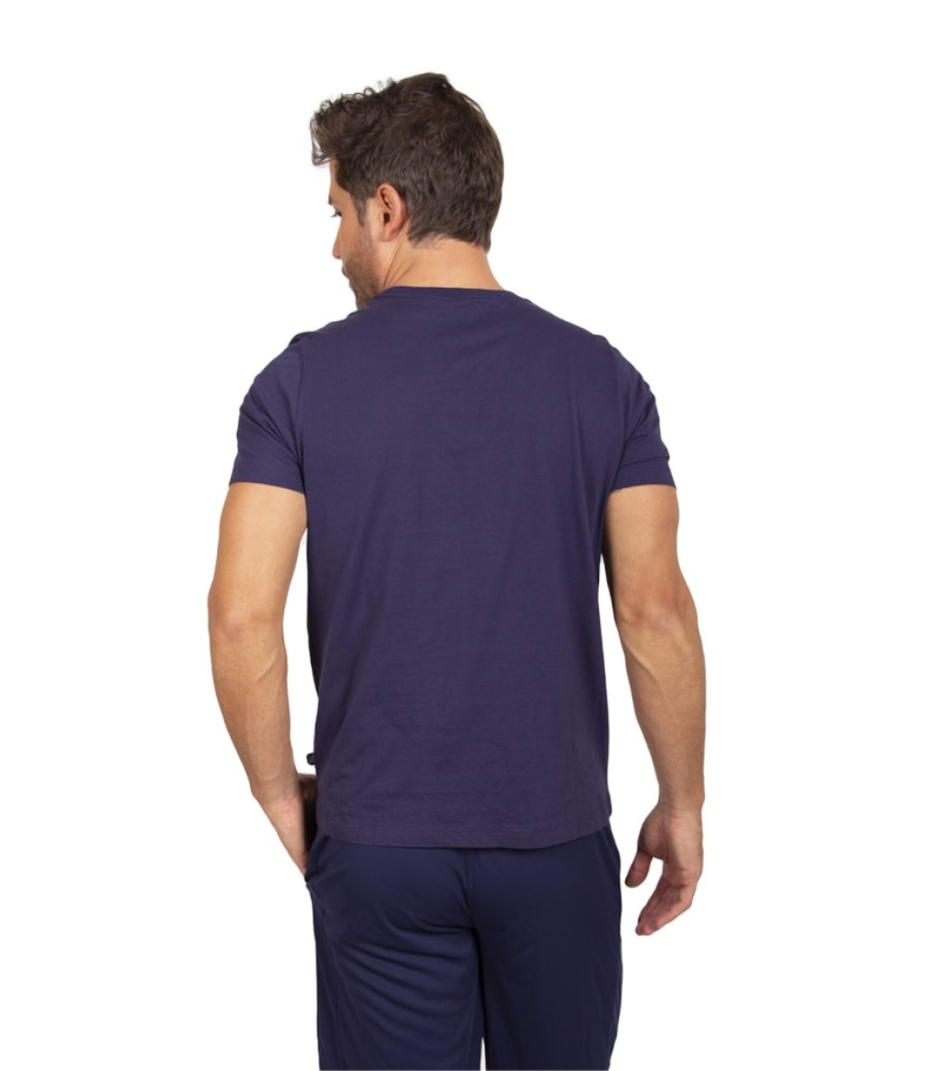 Puma Essentials Logo Kısa Kollu T-Shirt Lacivert