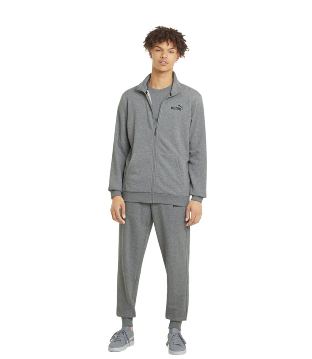 Puma Essentials Track Jacket Fermuarlı Sweatshirt Gri