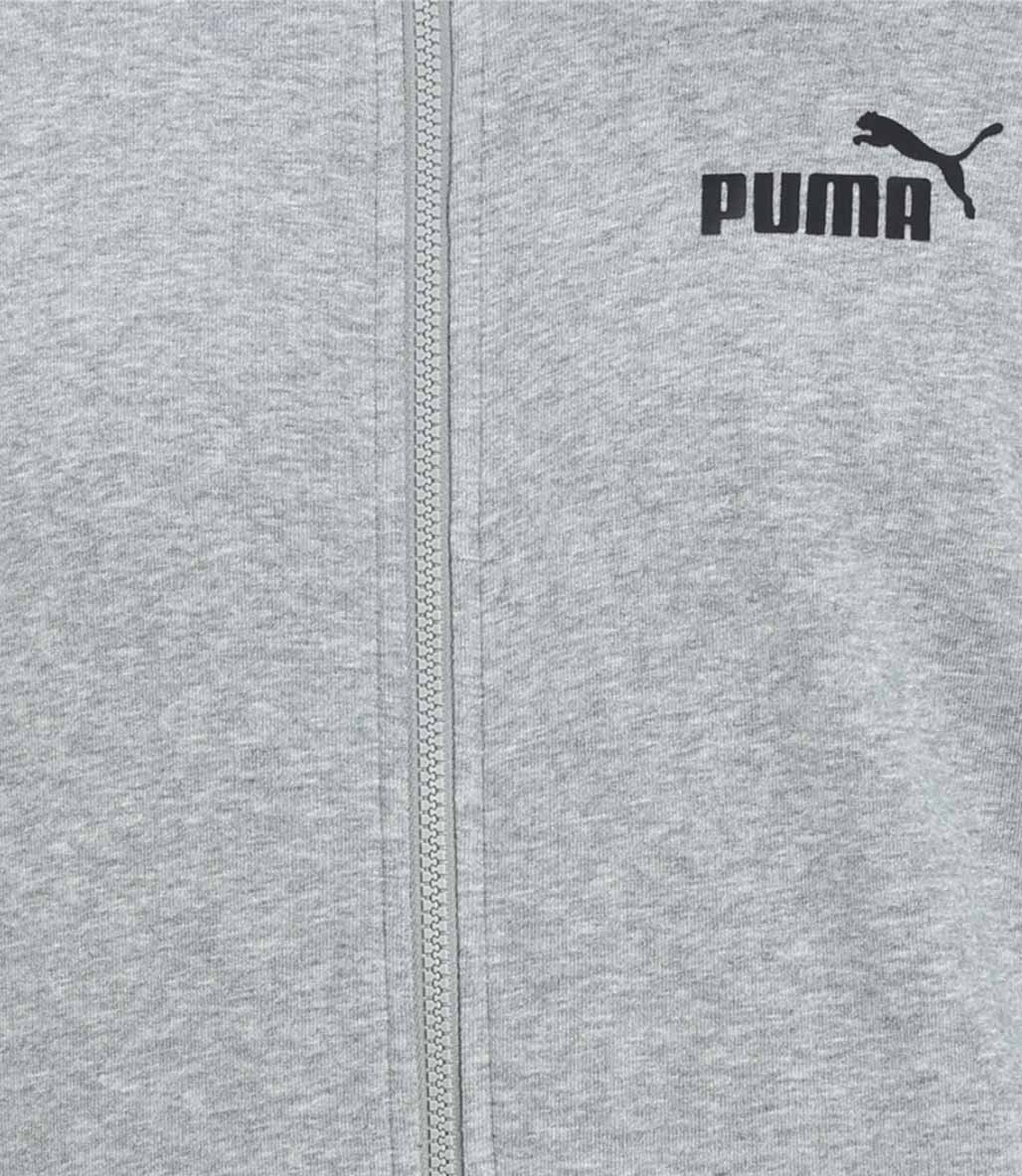 Puma Essentials Track Jacket Fermuarlı Sweatshirt Gri