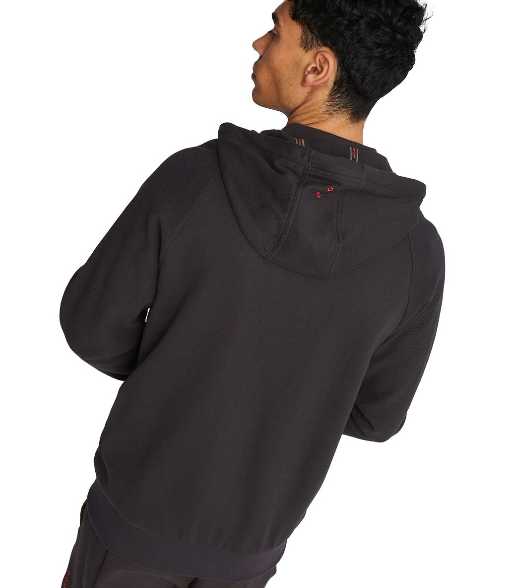 Puma Ferrari Race Fermuarlı Kapüşonlu Sweatshirt Siyah