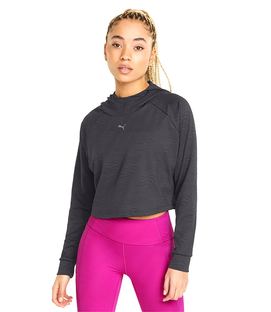 Puma Flawless Pullover Kadın Kapüşonlu Sweatshirt Siyah