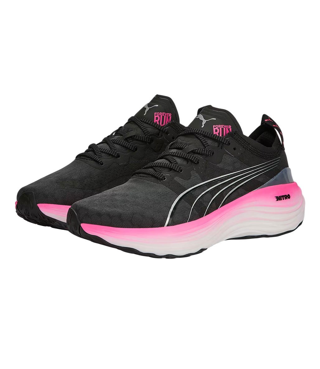 Puma ForeverRun Nitro Kadın Ayakkabı Siyah Pembe