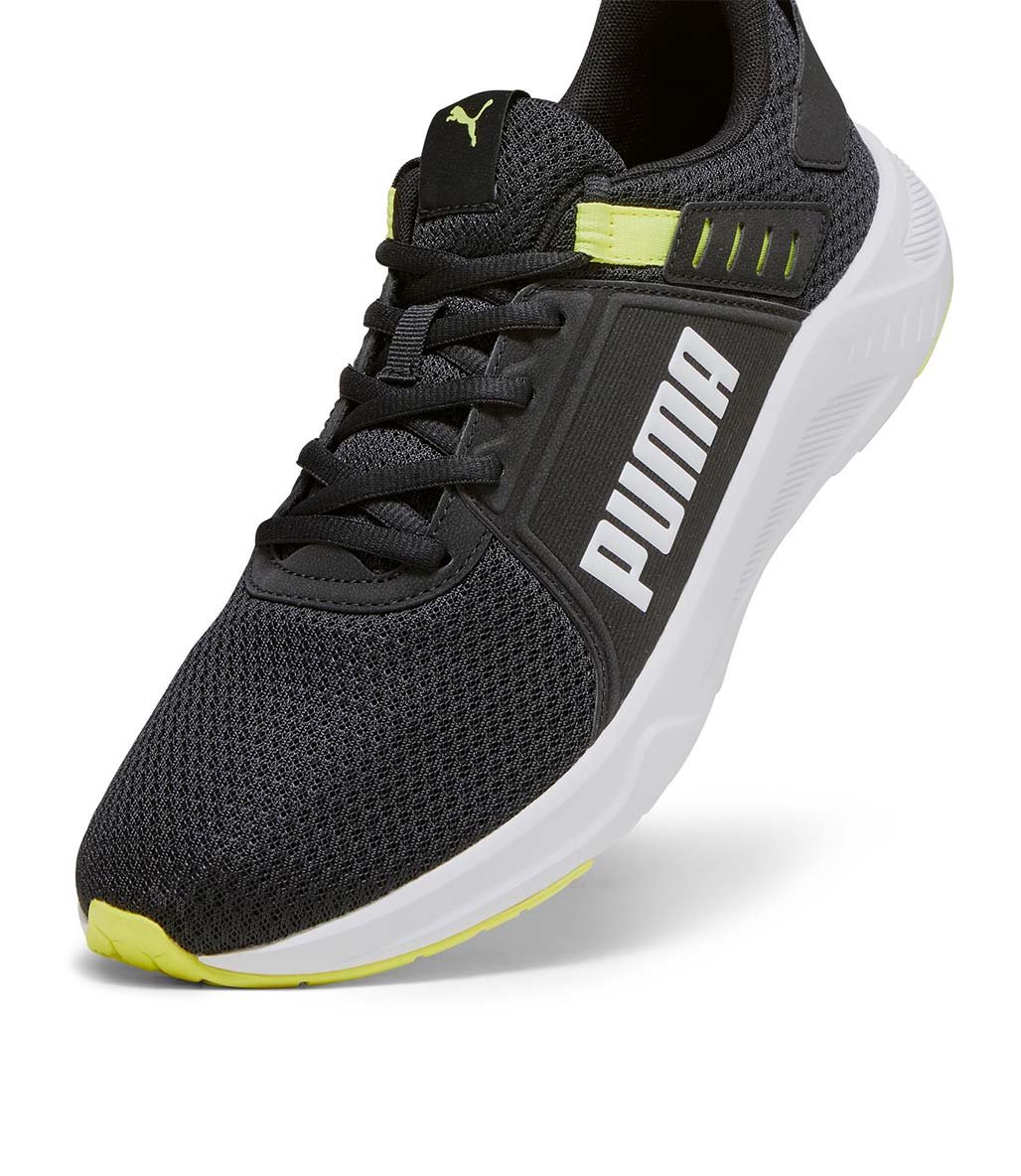 Puma FTR Connect Training Unisex Ayakkabı Siyah Sarı