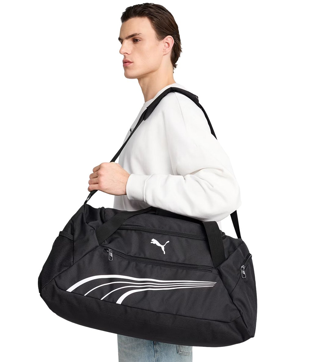 Puma Fundamental Medium Duffle Spor Çanta Siyah