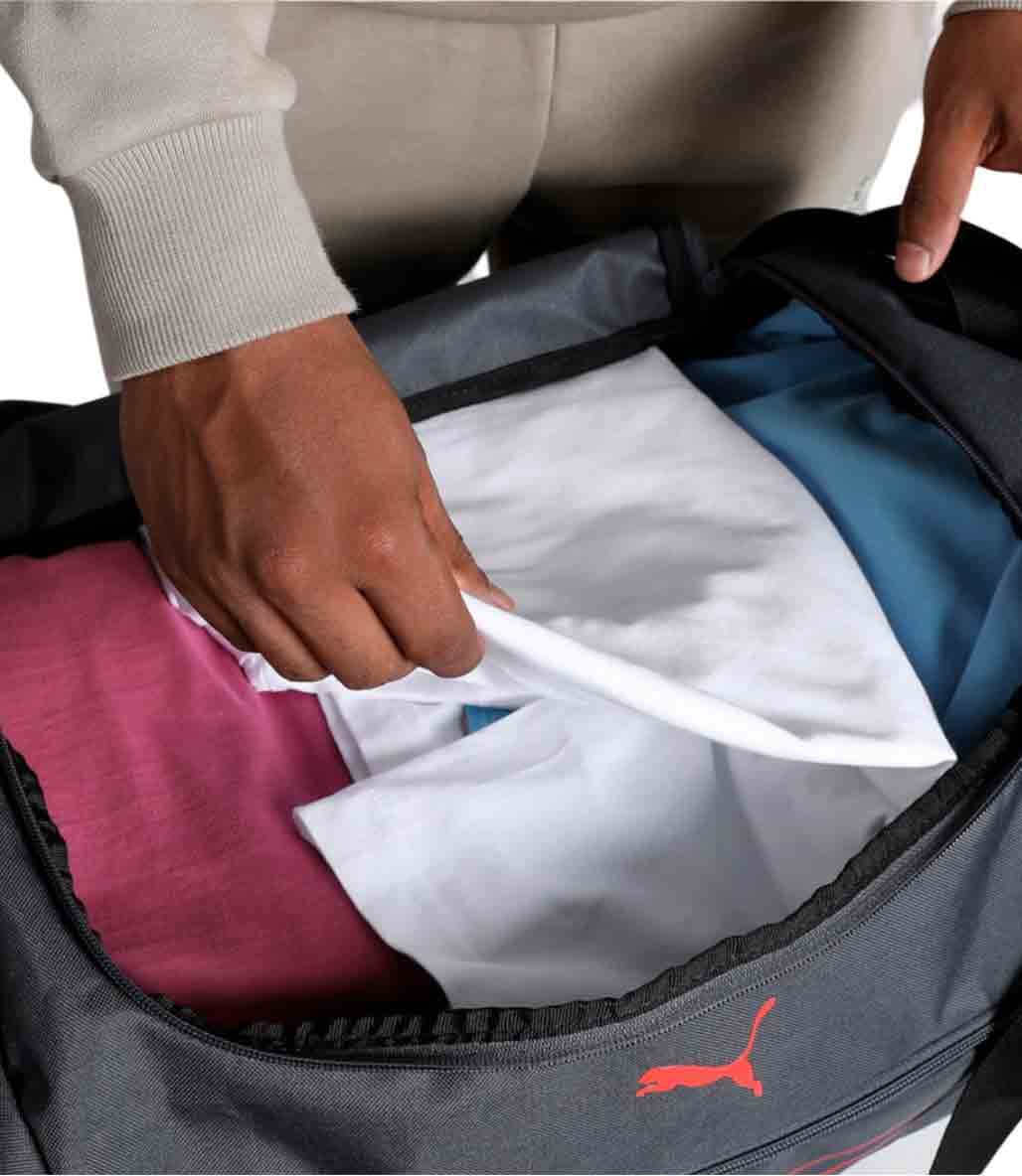 Puma Fundamentals Medium Spor Çanta Koyu Gri
