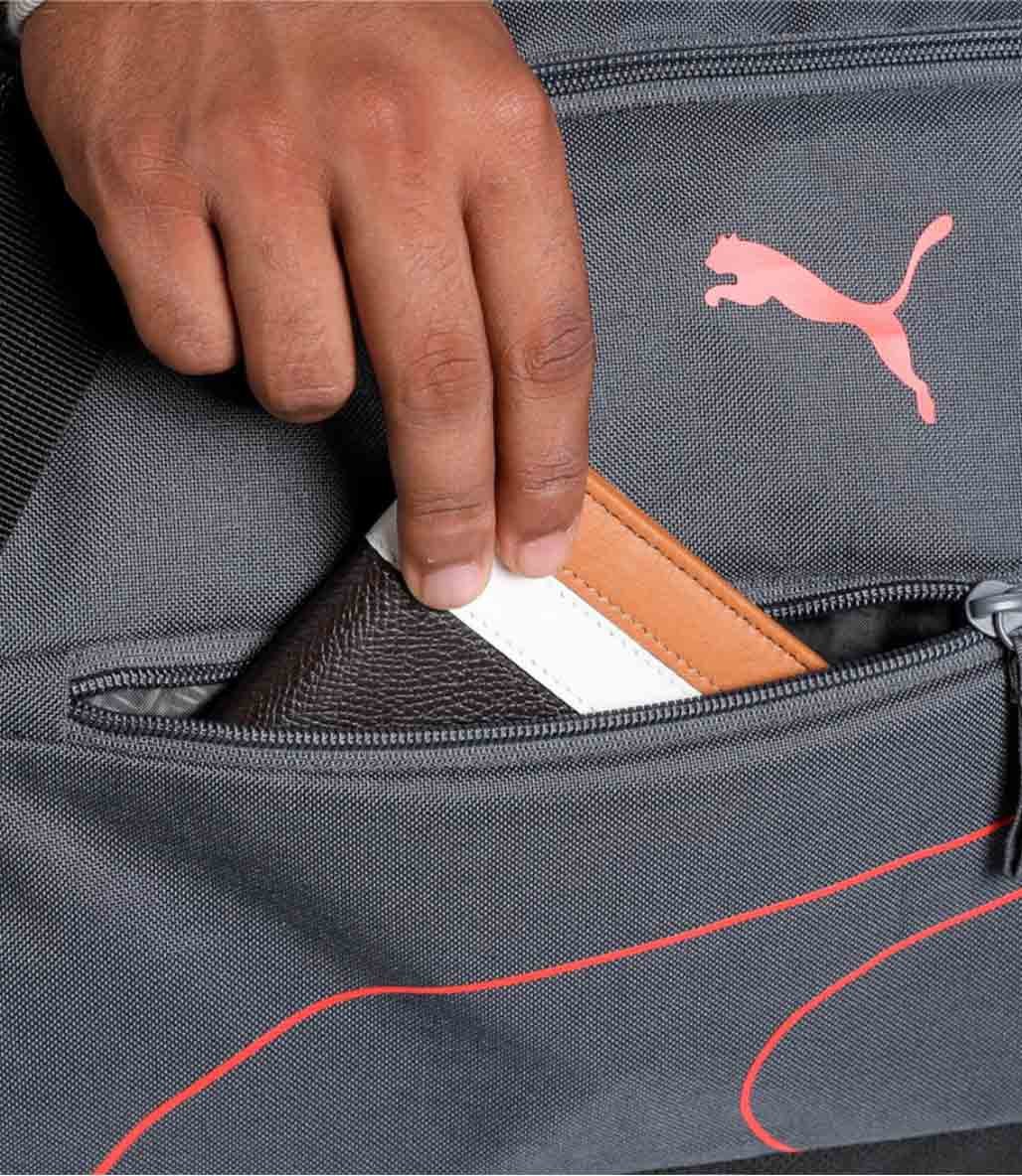 Puma Fundamentals Medium Spor Çanta Koyu Gri