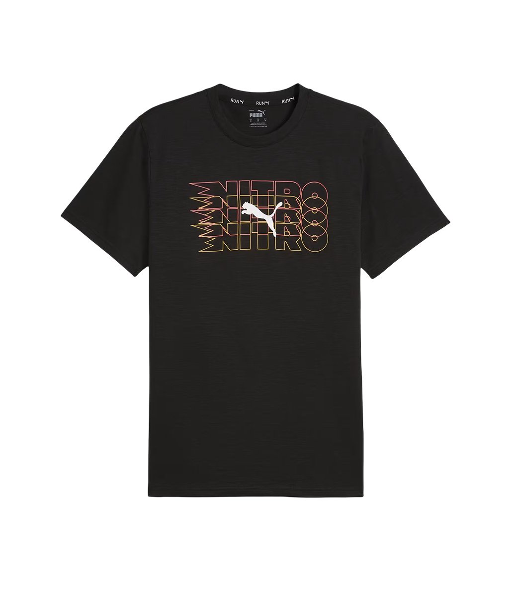 Puma Graphic Nitro Kısa Kollu T-Shirt Siyah