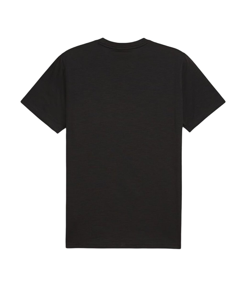 Puma Graphic Slogan Kısa Kollu T-Shirt Siyah