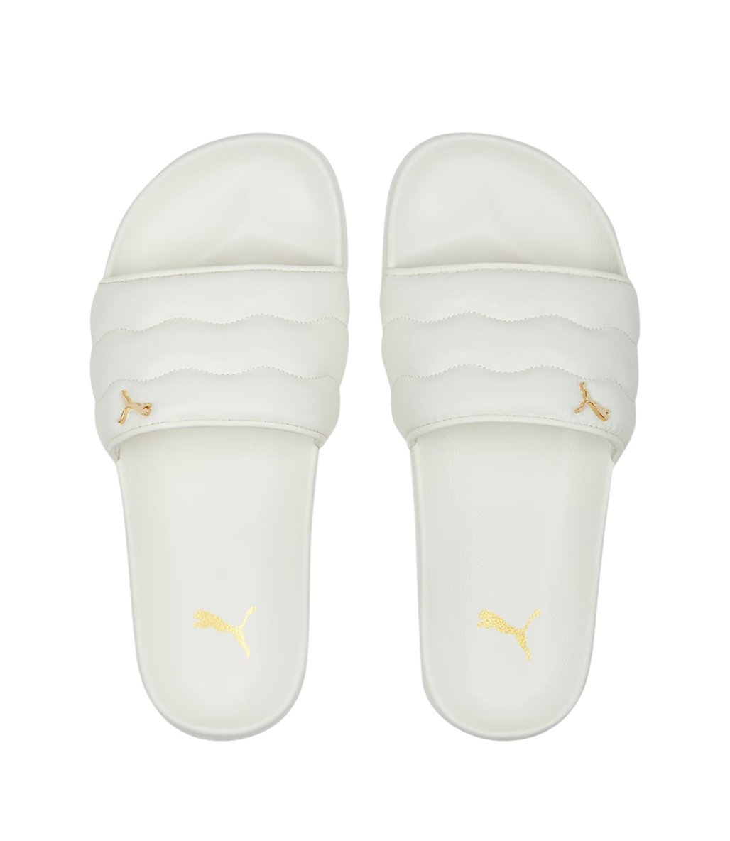 Puma Leadcat 2.0 Puffy Kadın Terlik Beyaz