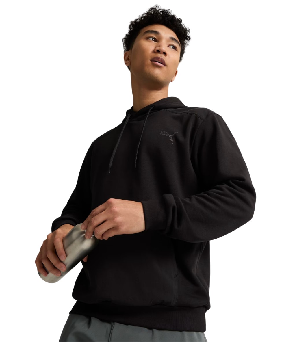 Puma M Concept Training Knit Kapüşonlu Sweatshirt Siyah