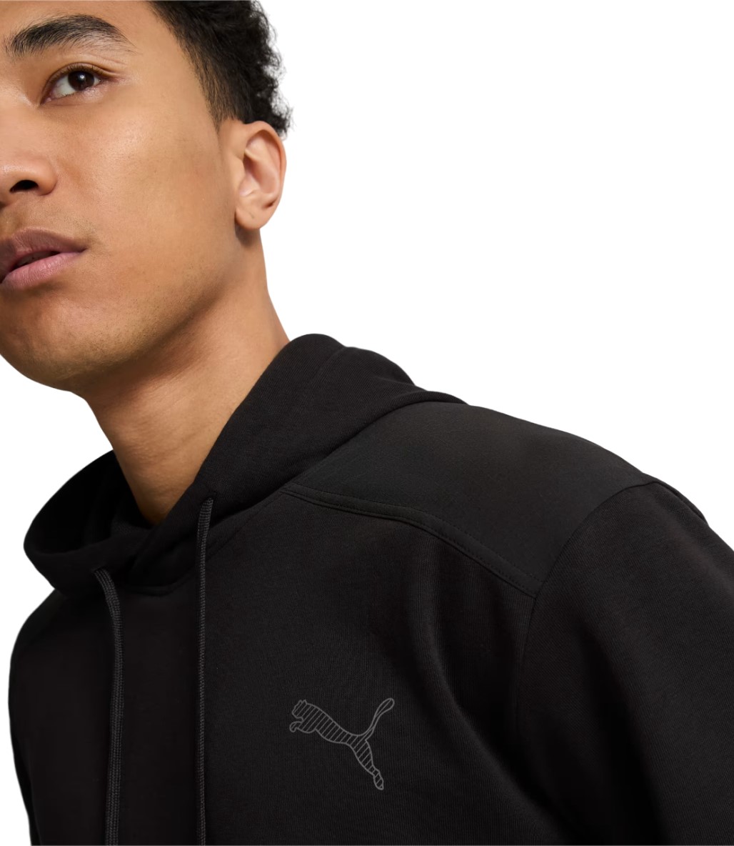 Puma M Concept Training Knit Kapüşonlu Sweatshirt Siyah