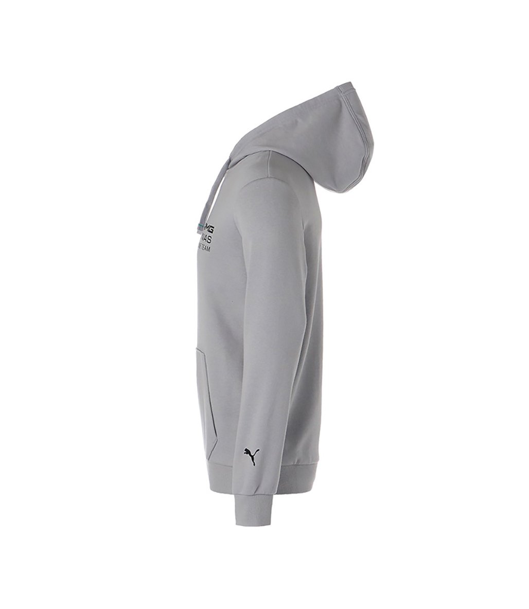Puma Mercedes AMG Petronas Ess Kapüşonlu Sweatshirt Gri