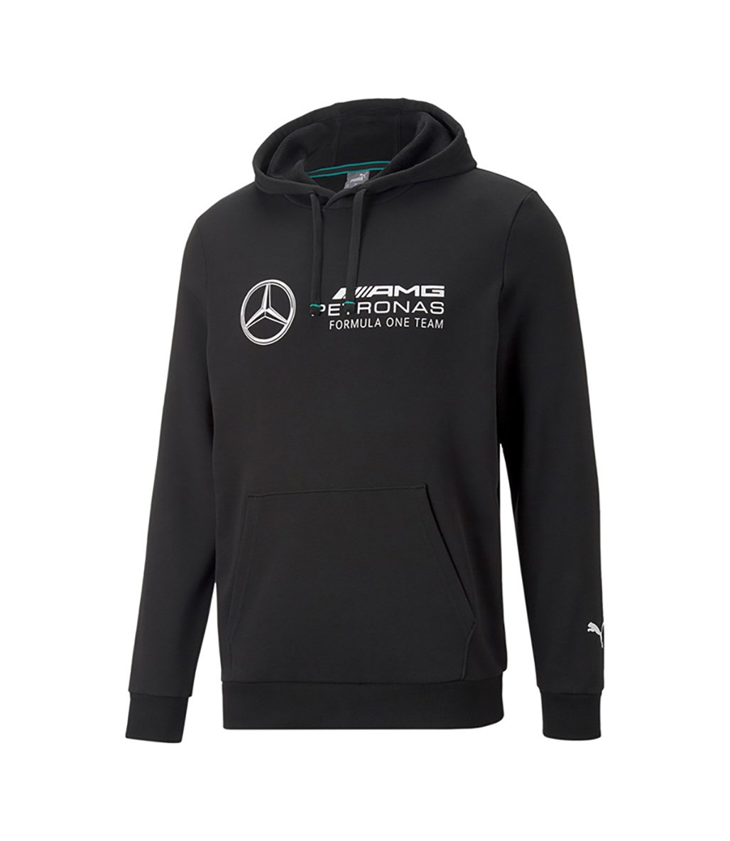 Puma Mercedes AMG Petronas Ess Kapüşonlu Sweatshirt Siyah