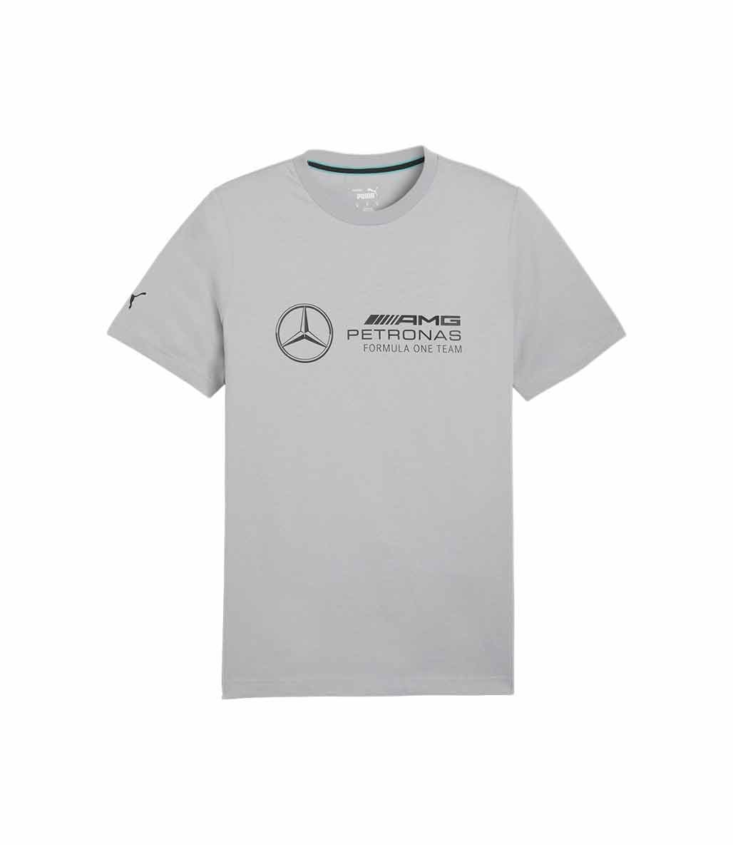 Puma Mercedes AMG Petronas Ess Kısa Kollu T-Shirt Gri