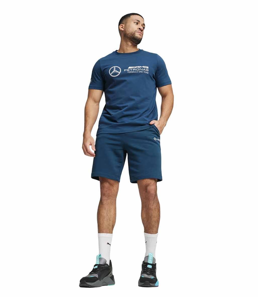 Puma Mercedes AMG Petronas Ess Kısa Kollu T-Shirt Mavi