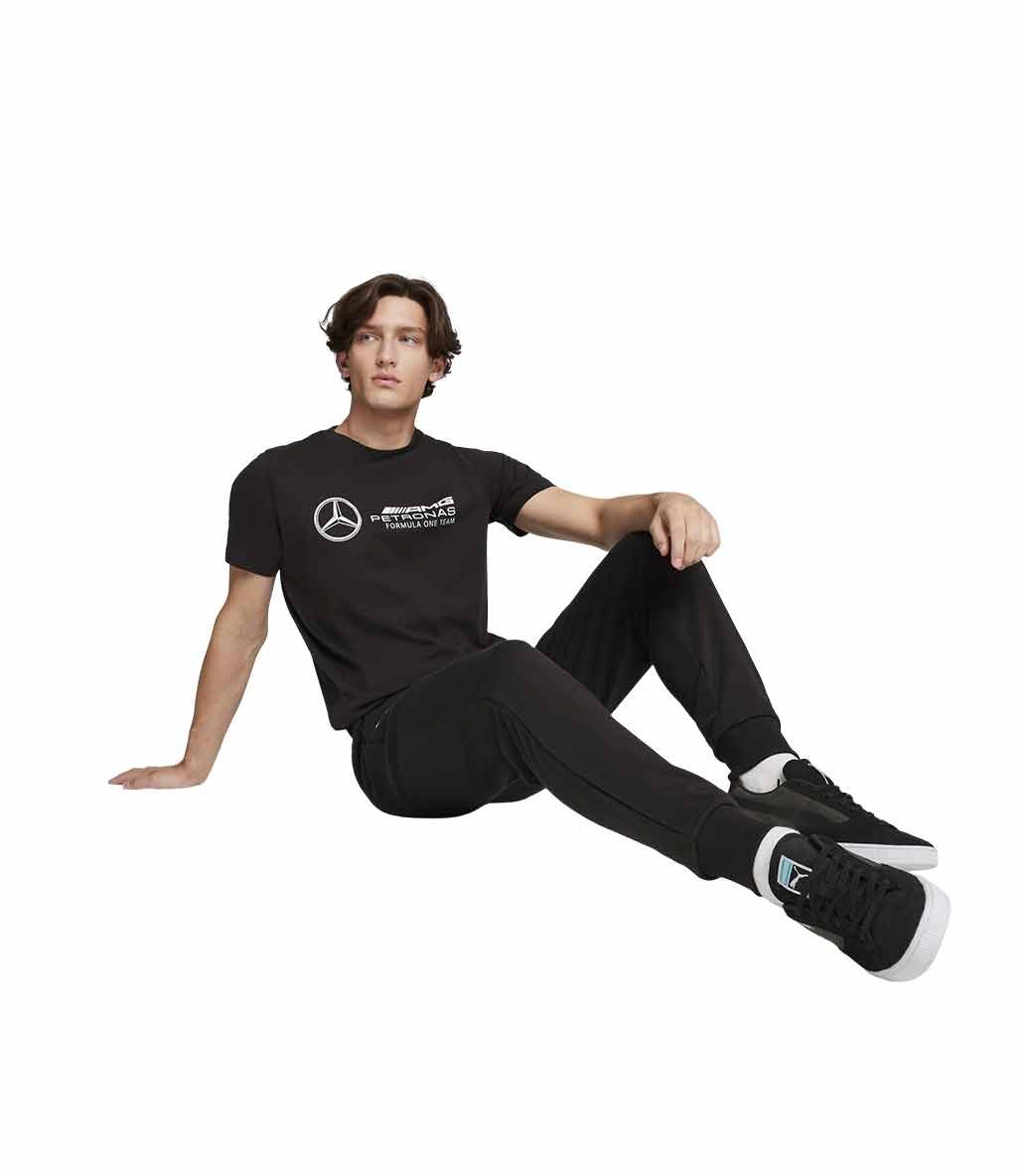 Puma Mercedes AMG Petronas Ess Kısa Kollu T-Shirt Siyah